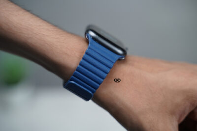 Baltic Blue 44mm Black Leather Link Baltic Blue Leather Link Apple