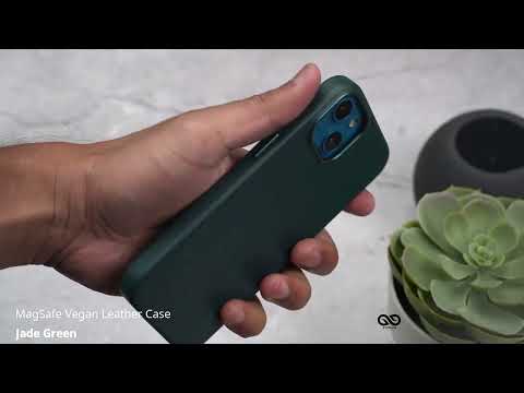 Jade Green MagSafe Vegan Leather Case
