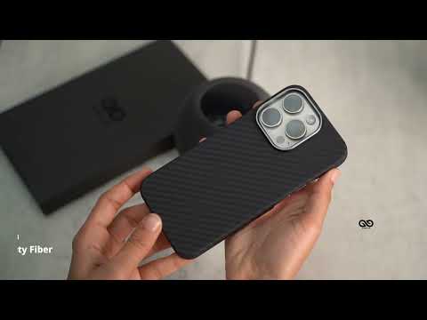 Magsafe Real Aramid Carbon Fiber Case With Open Side For iPhone 15/15 Pro