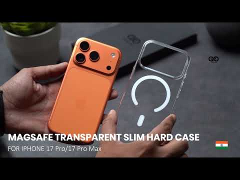 MagSafe Transparent Slim Hard Case For iPhone 17 Pro
