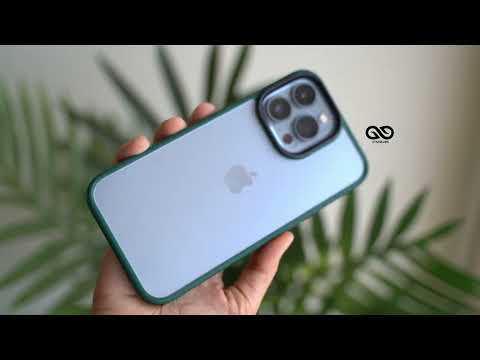 Pine Green Drop Proof Transparent for iPhone 13 Pro and 13 Pro max