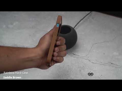 Saddle Brown Designer Croc Textured Faux Leather Case