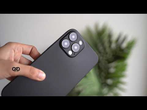 Dark black ultra-thin case for iPhone 13 pro max and 13 pro