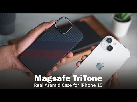 Magsafe TriTone Real Aramid Case for iPhone 15