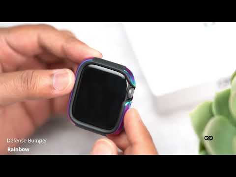 Rainbow Defense Defense Bumper For Apple Watch 38/40/41/42/44/45 mm