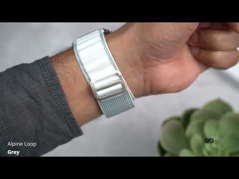 Grey Alpine Loop For iWatch 49MM For Series Ultra