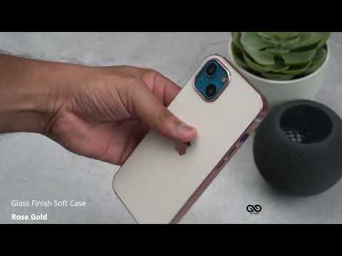 Rose Gold Glass Finish Soft Case