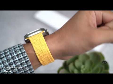 Maize Braided Solo Loop For iWatch 49 MM For Series Ultra