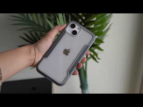 grey tactical defense case for iPhone 13 and 13 mini