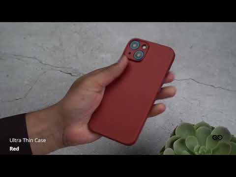 Red Ultra Thin Case For iPhone 14/14Plus