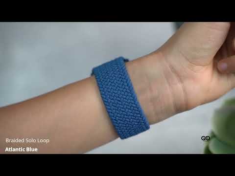 Atlantic Blue Braided Solo Loop