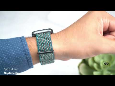 Neptune Green Sports Loop For Apple Watch 38/40/41/42/44/45mm