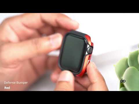 Red Defense Defense Bumper For Apple Watch 38/40/41/42/44/45 mm