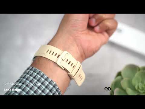 sand beige Soft silicone buckle strap for Apple watch 38/40/41/42/44/45mm