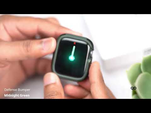 Midnight Green Defense Bumper For Apple Watch 38/40/41/42/44/45 mm