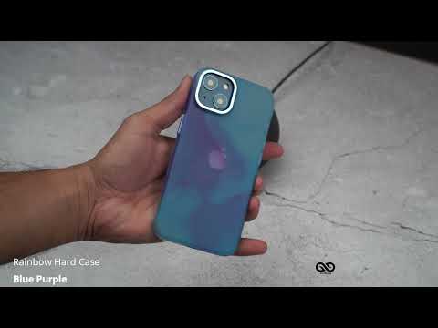 Blue Purple Rainbow Hard Case