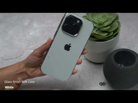 White Glass Finish Soft Case