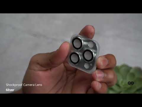 Silver Shockproof Camera Lens For iPhone 14/14 Plus/14 Pro/14 Pro Max