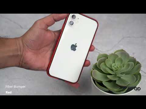 Red Fiber Bumper for iPhone 11