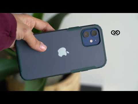 Pine Green Slim Armor Matte Case For iPhone 12 and 21 Mini