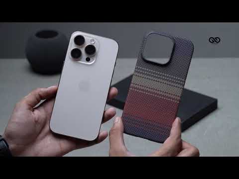 Magsafe Sunset Real Aramid Carbon Fiber Case For iPhone 16 Pro