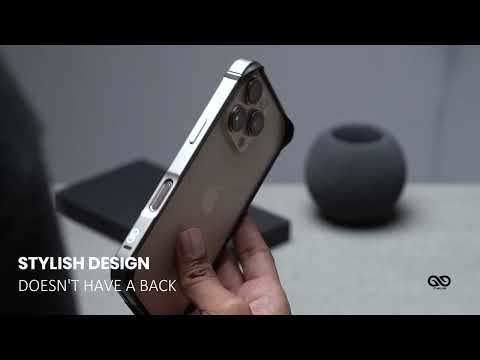 Natural Titanium Fiber Bumper for iPhone 16 Pro (Bumper, not a Case)