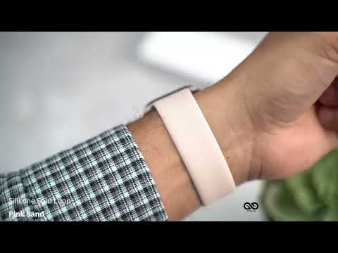 Pink Sand Silicone Solo Loop for Apple Watch 38/40/41/42/44/45mm