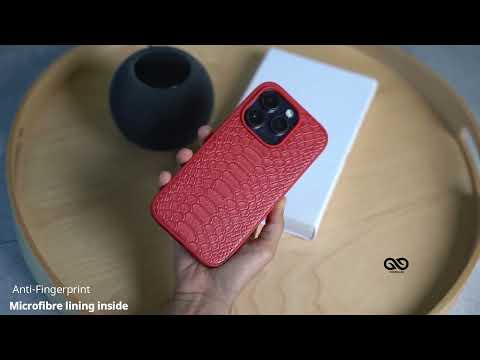 Designer Croc Textured Faux Leather Case