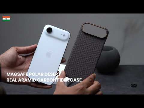 iPhone Air Magsafe Polar Desert Real Aramid Carbon Fiber Case.