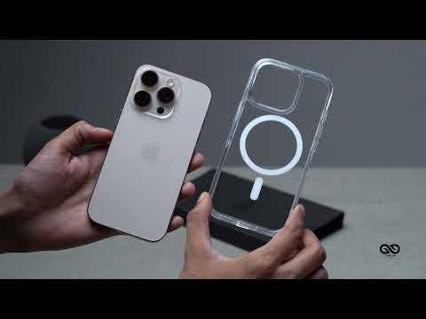 MagSafe Ultra Clear Transparent Glass Case For 16Pro/16ProMax