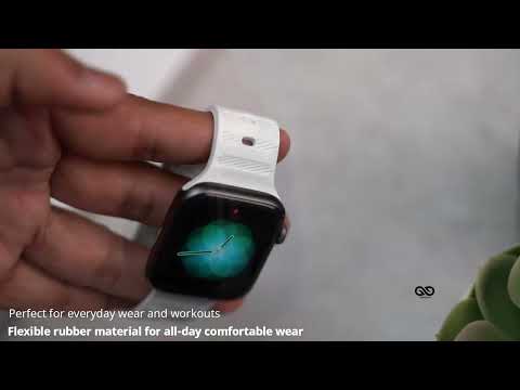 FKM Active Rubber Strap For Apple Watch 45/44/42 mm