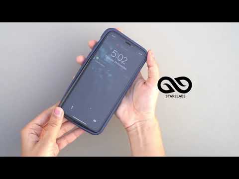 Blue Shockproof Liquid Bumper for iPhone 11 Pro