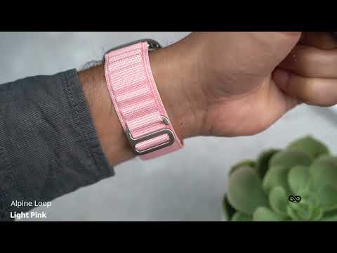 Light Pink Alpine Loop For iWatch 49MM For Series Ultra