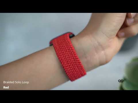 Red Braided Solo Loop