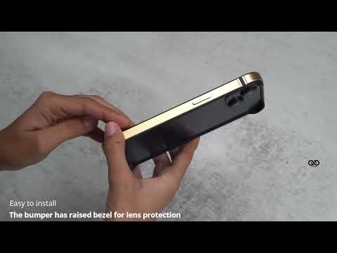 Copper Gold Fiber Bumper for iPhone 15/15 Plus (Bumper, not a Case)