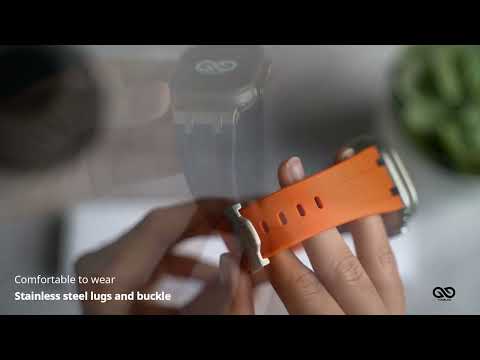 Fluoro Rubber Strap For Apple Watch 42/44/4549 mm