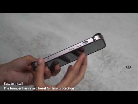 Pink Fiber Bumper for iPhone 15/15Plus (Bumper, not a Case)