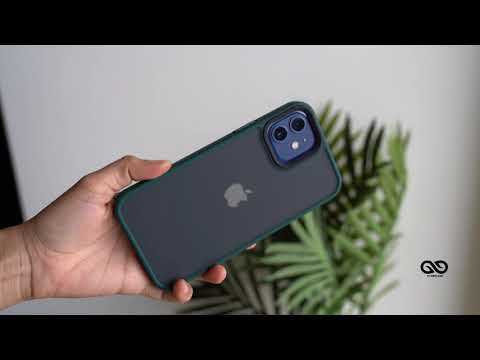 pine green drop proof sleek matte case for iPhone 12