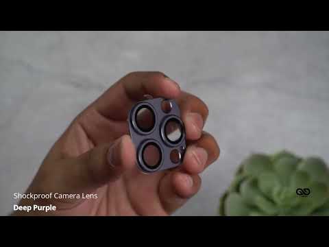 Deep Purple Shockproof Camera Lens For iPhone 14/14 Plus/14 Pro/14 Pro Max