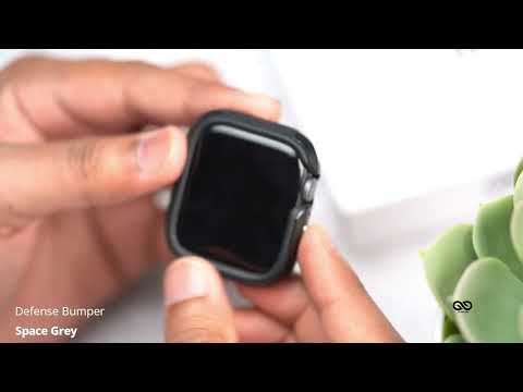 Space Grey Defense Bumper For Apple Watch 38/40/41/42/44/45 mm