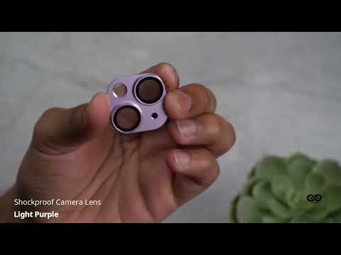 Light Purple Shockproof Camera Lens For iPhone 14/14 Plus/14 Pro/14 Pro Max