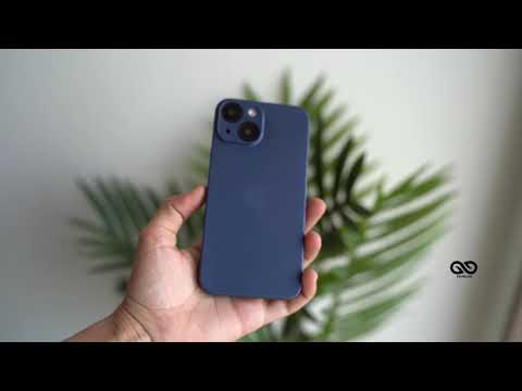 Azure Blue ultra thin case for 13 mini