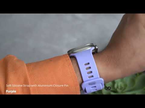 Purple Soft Silicone Strap With Aluminum Closure Pin For Apple Watch 49mm Series Ultra