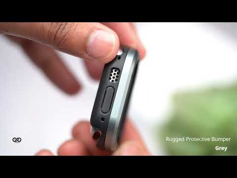 Grey Rugged Protective Bumper for Apple Watch 38/40/41/42/44/45mm