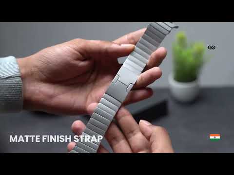 Real Titanium Link Strap Metal Belt For Apple Watch 49 MM