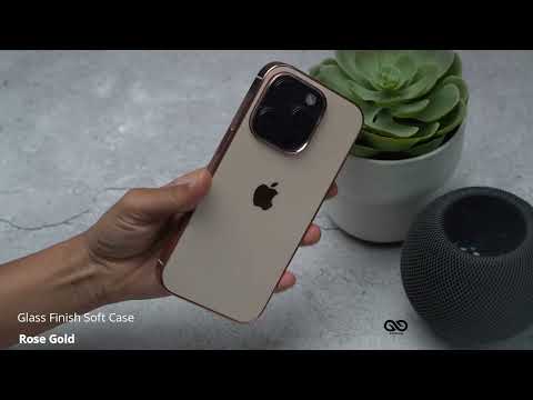 Rose Gold Glass Finish Soft Case