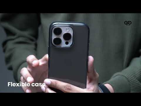 Smoke Black Silicone Soft Flexible Case for iPhone 16/16Plus/16Pro/16ProMax