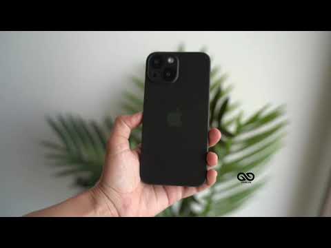 Green ultra thin case for 13 Mini