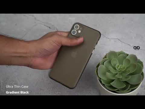 Gradient Black Ultra Thin Case For iPhone