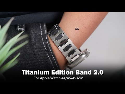 Titanium Edition Band 2 0 For Apple Watch 44/45/49 MM